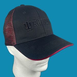 Indiana University Adjustable Baseball Hat IU Rowing Port Authority Snap Back
